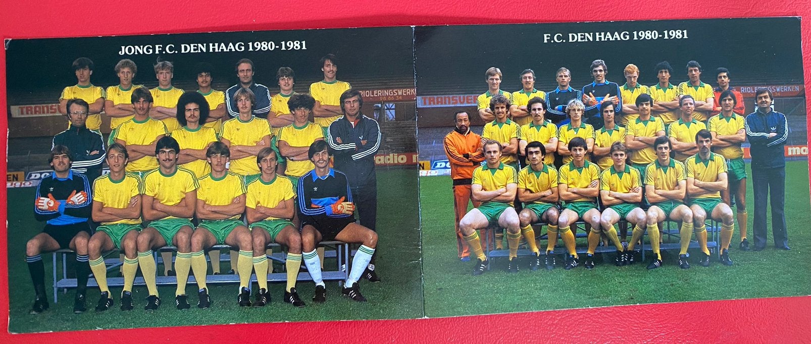 FC Den Haag dubbele teamfoto, Maat XL, Ophalen of Verzenden, Zo goed als nieuw, Overige typen