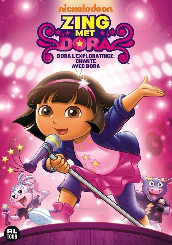 DVD Dora The Explorer - Zing Met Dora, Avontuur, Alle leeftijden, Tv-serie, Ophalen of Verzenden