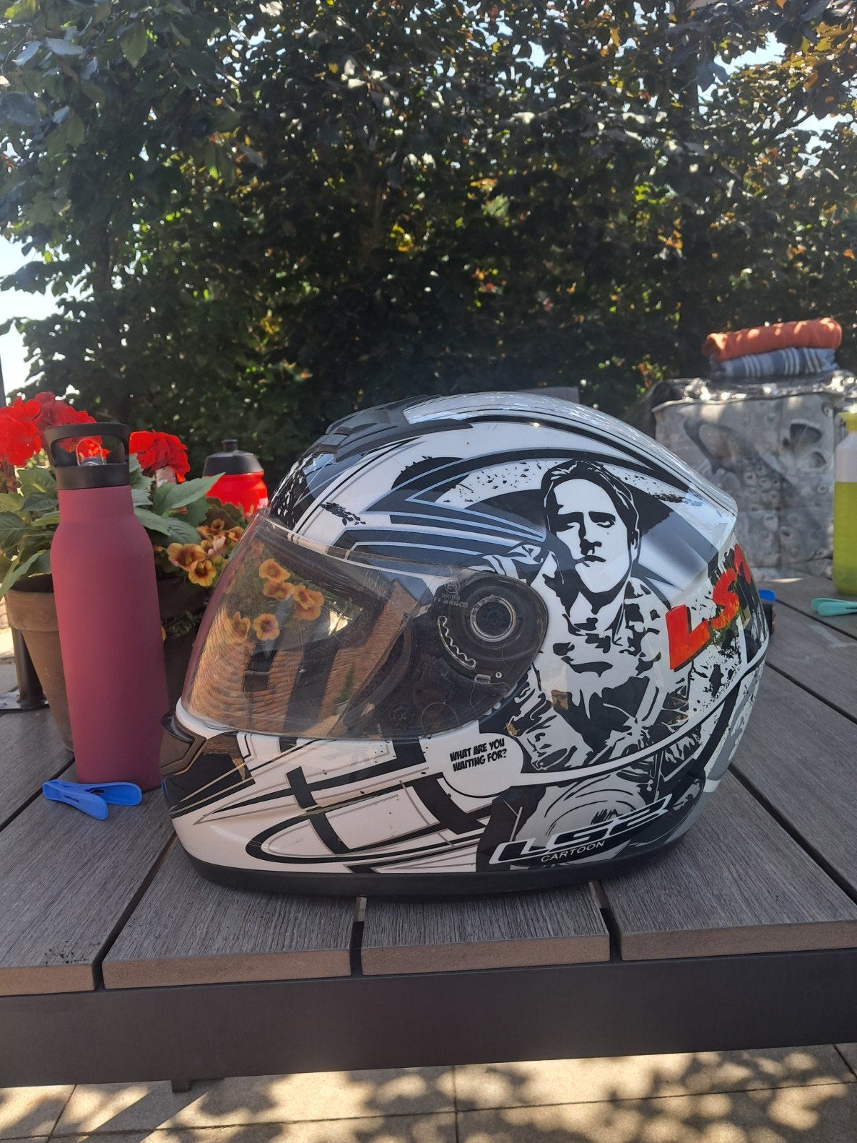 Motorhelm met uniek design voor kinderen, Motoren, Overige merken, XS, Heren, Ophalen of Verzenden