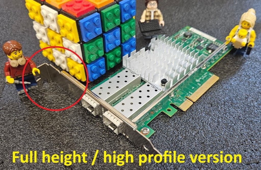 Intel X520-DA2 (E10G42BTDA) Netwerkkaart, Ophalen of Verzenden, Zo goed als nieuw, Intern, Intel