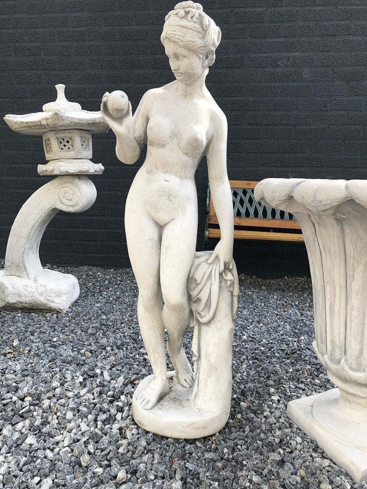 Beeld Venus - 115 cm - Steen, Tuin en Terras, Tuinbeelden, Steen, ., Nieuw, Ophalen of Verzenden