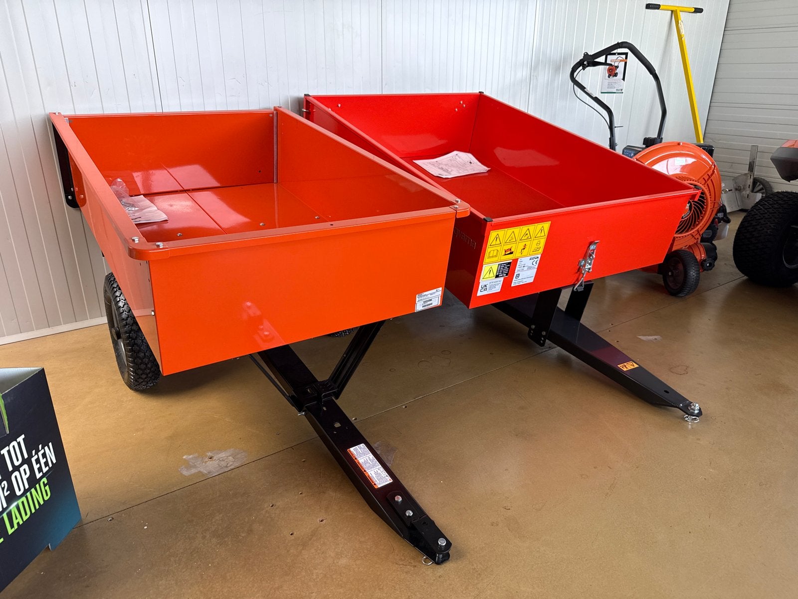 Husqvarna Aanhangers AGTR5225 & Utility Cart - Nieuw Garanti, Ophalen, Husqvarna, Info@hordentuinmachines.nl, Techniekweg 11