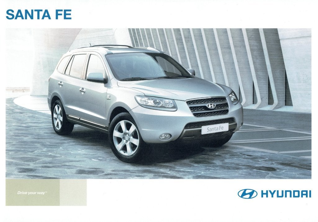 Folder Hyundai Sante Fe (2006), Verzenden, Gelezen, Overige merken