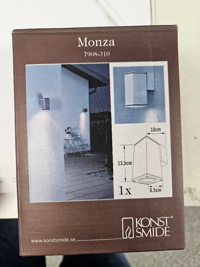 Monza Wandarmatuur, Tuin en Terras, Ophalen, Info@konstsmide.com, Wandlamp, Nieuw