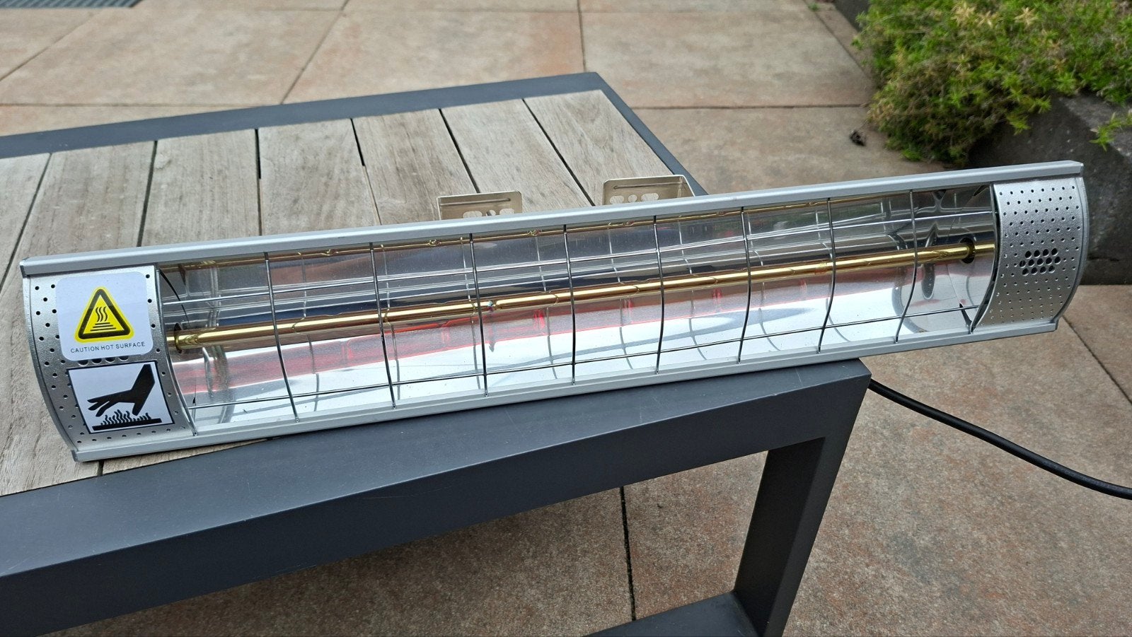 KUS Infrarood Heater 2000W - Terrasverwarmer, Tuin en Terras, Terrasverwarmers, Elektrisch, Ophalen of Verzenden, Zo goed als nieuw