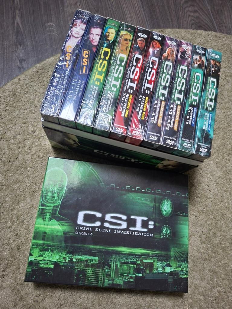 CSI: Crime Scene Investigation Seizoen 1-5 DVD Boxset, Ophalen of Verzenden
