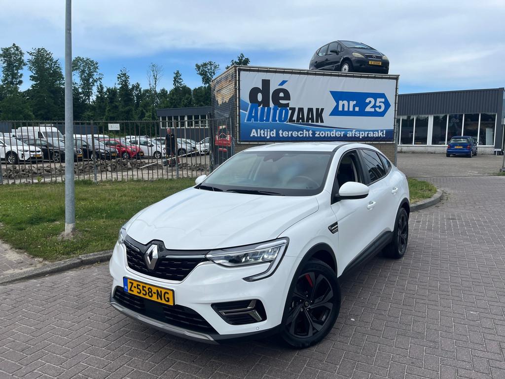 Renault Arkana 1.6 E-Tech hybrid 145 techno, Gebruikt, Euro 6, 4 cilinders, Wit