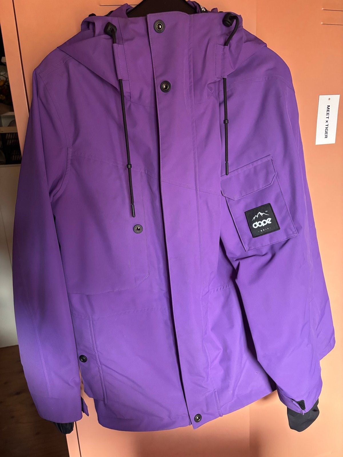 Dope Snow snowboard jas paars maat L dames, Ophalen, Zo goed als nieuw, Maat 42/44 (L), Jack
