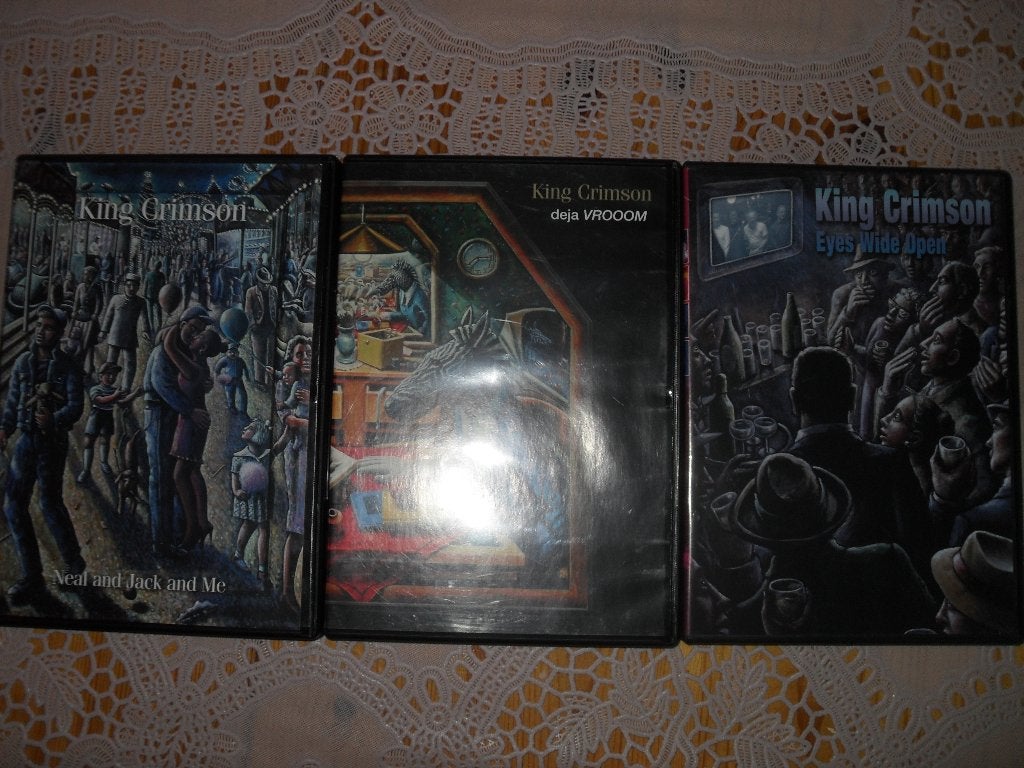 2 DVD SET KING CRIMSON-EYES WIDE OPEN., Engels, Alle leeftijden, Eerste persing, Ophalen of Verzenden