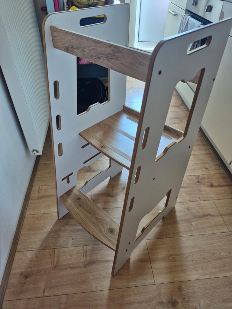 Houten leertoren / keukenhulp voor kinderen, Ophalen, Zo goed als nieuw, Overige typen