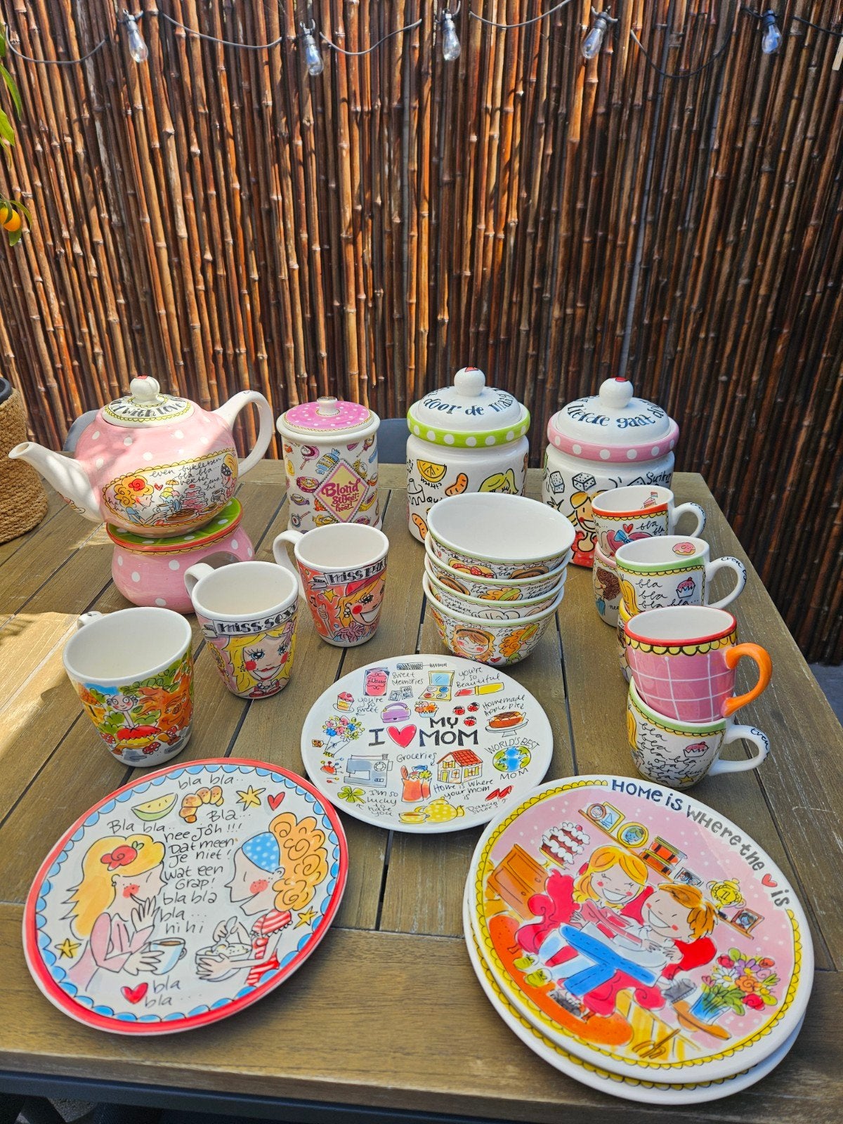 Blond Amsterdam Servies Set, Ophalen, Keramiek, Zo goed als nieuw, Modern