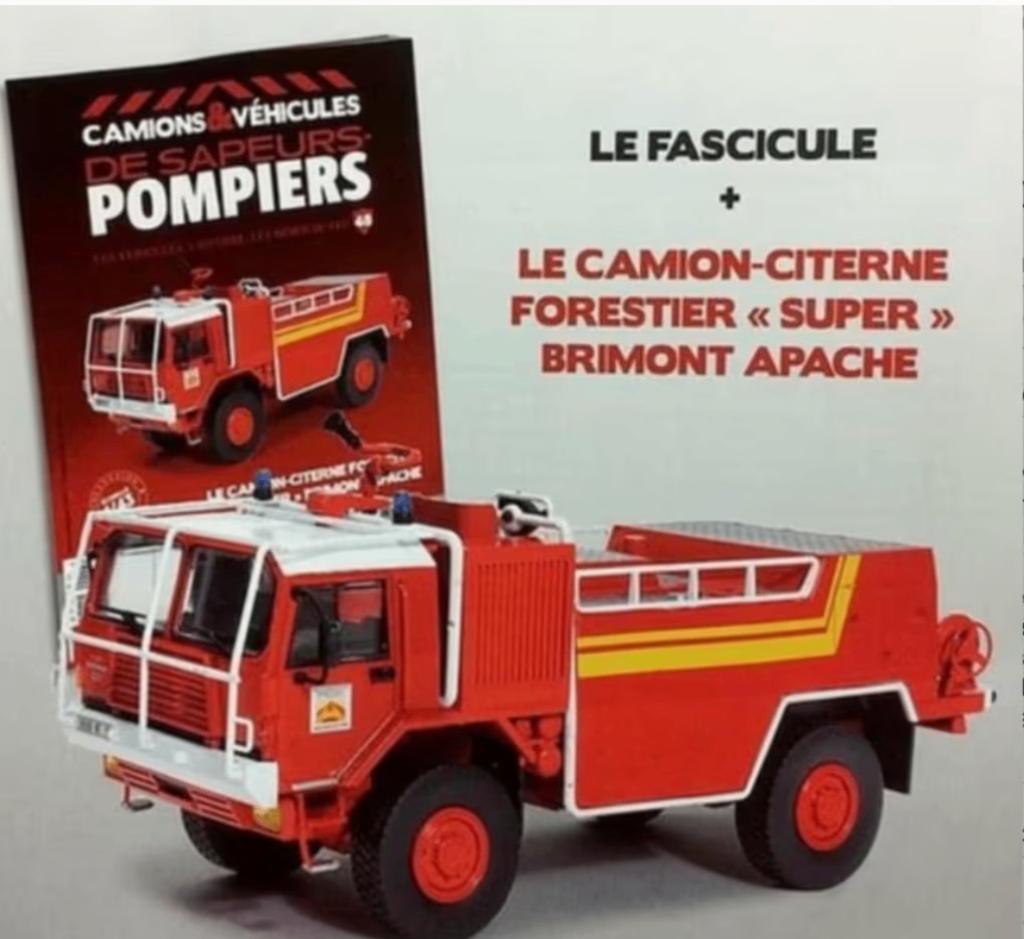 Brandweerwagen Brimont Apache Super schaal 1:43 nr. 48, Verzenden, Nieuw, Bus of Vrachtwagen, Overige merken