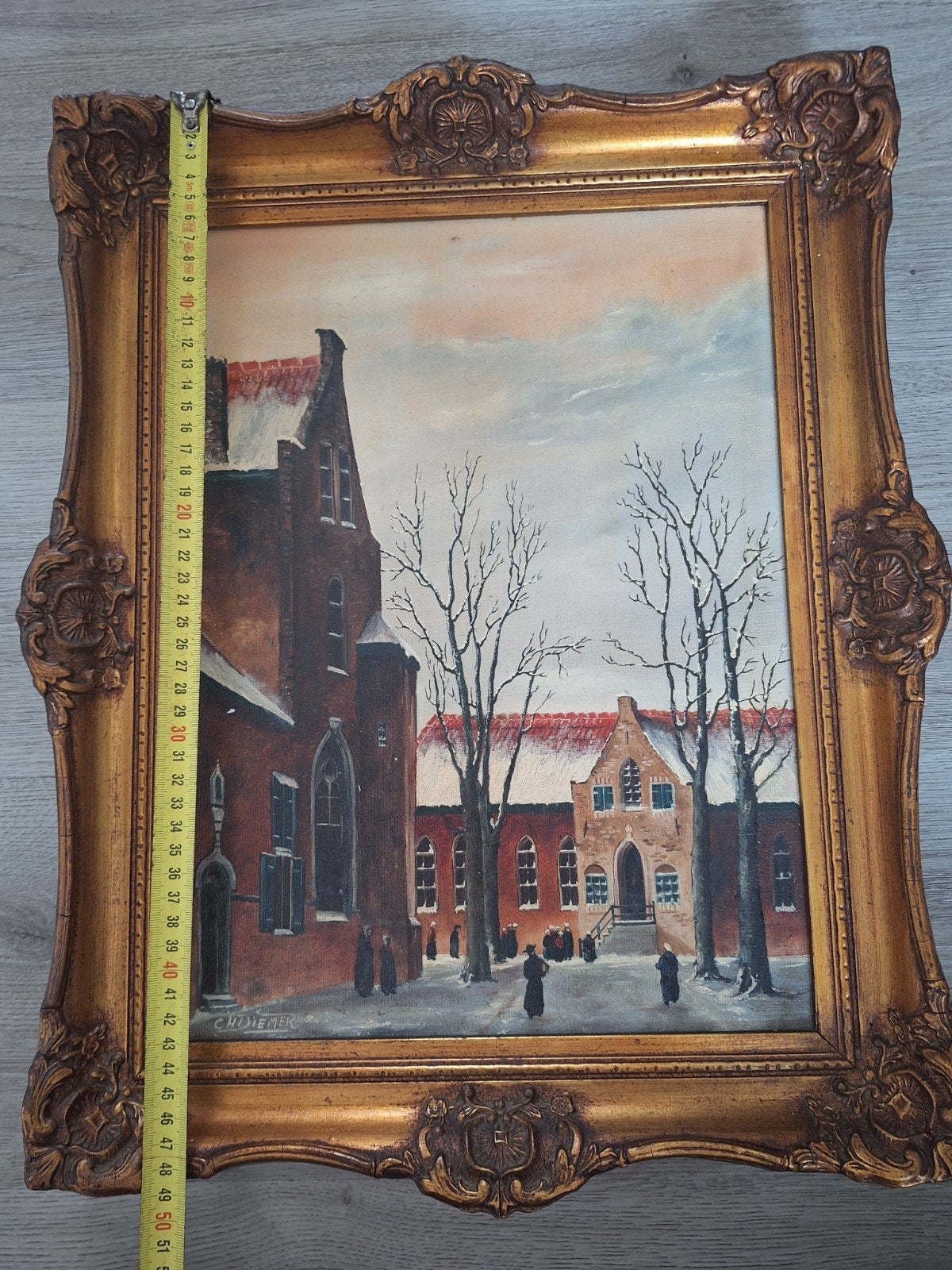 Schilderij CH Diemer, Ophalen