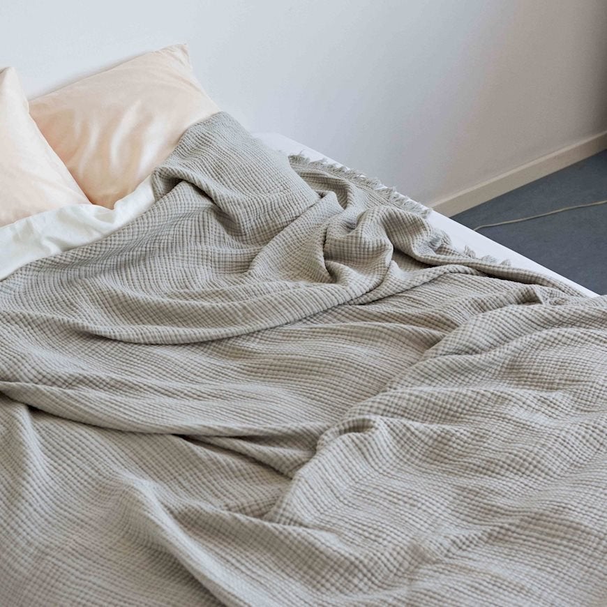 HAY Crinkle Bedspread, Ophalen, Eenpersoons, Katoen, Zo goed als nieuw