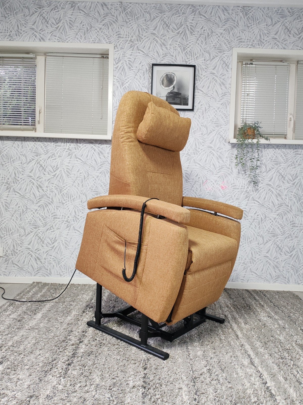 Refurbished Fitform sta op stoel relax fauteuil met garantie, Fitform, Ophalen of Verzenden, Zo goed als nieuw, Stof