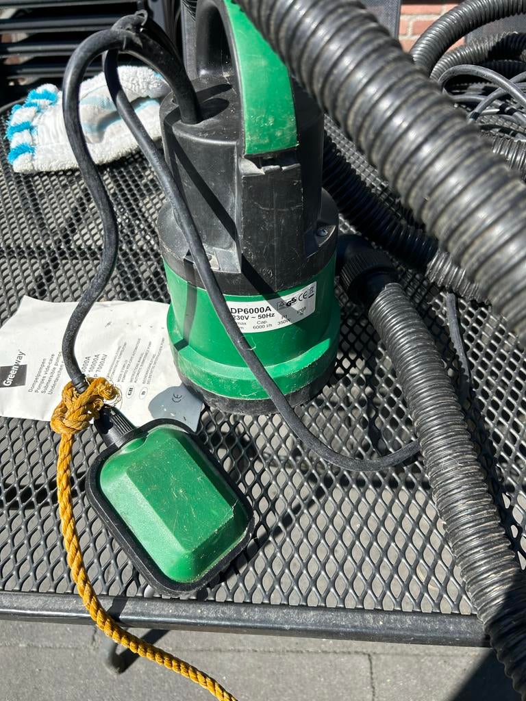 Greenway dompelpomp - Ideaal voor waterafvoer, Ophalen, Gebruikt, Elektrisch, Dompelpomp