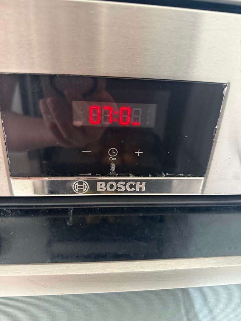 Elektrische oven met 4-pits gasfornuis - Bosch, Ophalen of Verzenden, Gebruikt