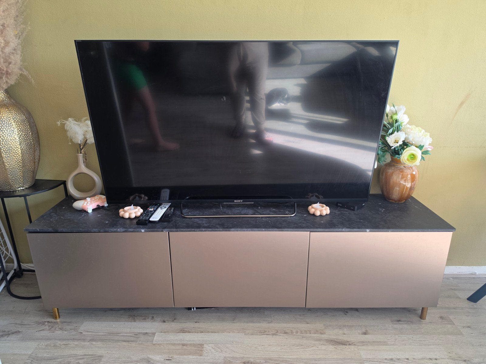 Ikea BESTÅ TV-meubel, Ophalen, 150 tot 200 cm, Zo goed als nieuw, Metaal