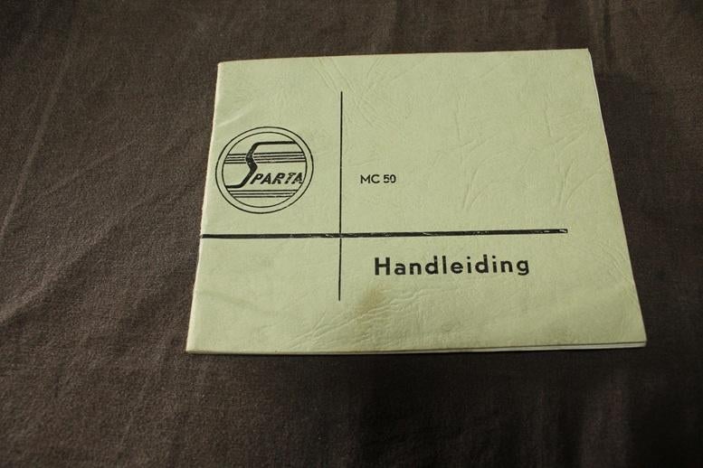 Sparta MC50 1959 bromfiets instructie boekje, Ophalen of Verzenden, Gebruikt