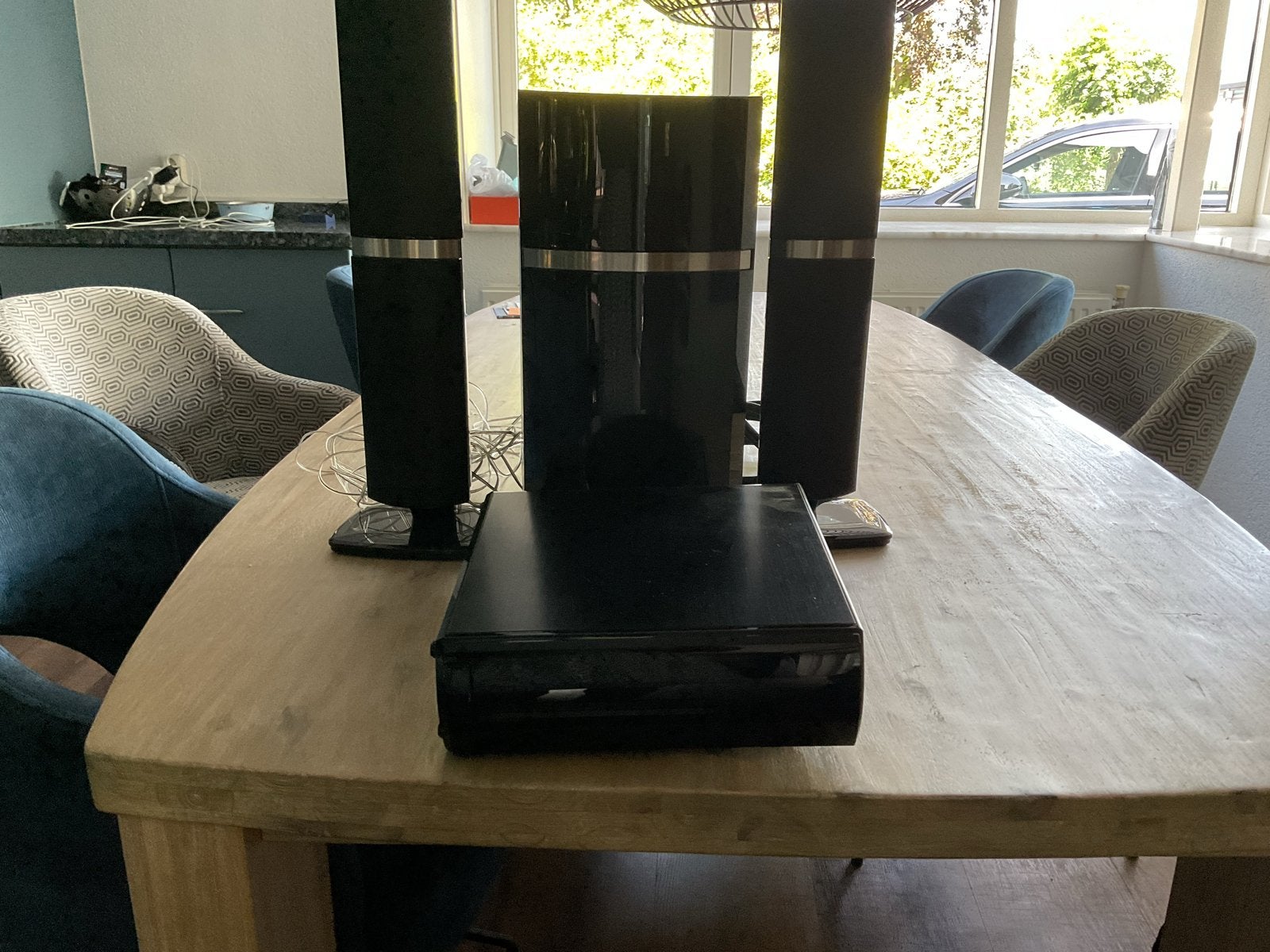 Home cinema set met DVD-speler en 2.1 luidsprekers, Overige merken, Gebruikt, 2.1-systeem, Ophalen of Verzenden