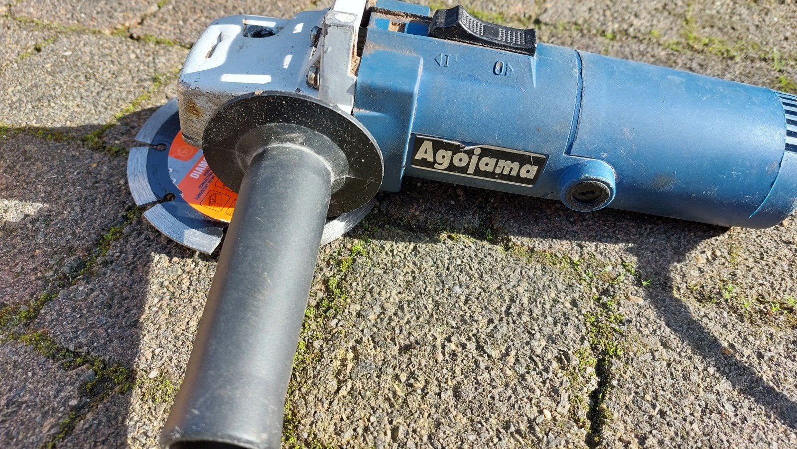 Agrojama Haakse Slijper 600W met Schijven, Ophalen of Verzenden, Gebruikt, Minder dan 700 watt, Haakse handslijpmachine