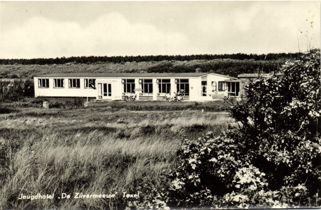 Jeugdhotel De Zilvermeeuw Texel - 1967? gelopen, Verzamelen, Ophalen of Verzenden, 1960 tot 1980, Gelopen, Noord-Holland