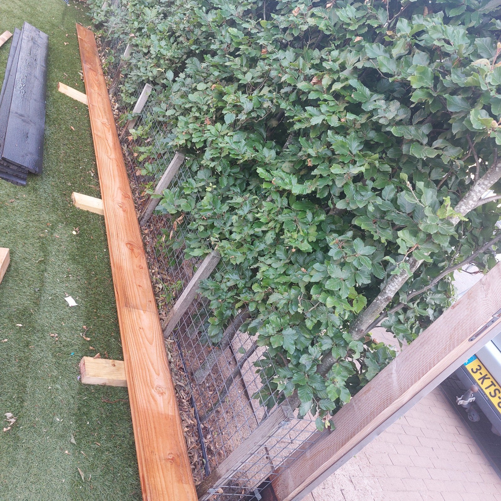 Douglas vellingdelen - 2 stuks 5m per stuk nieuw!, Ophalen, Gebruikt, 25 tot 50 mm, Plank