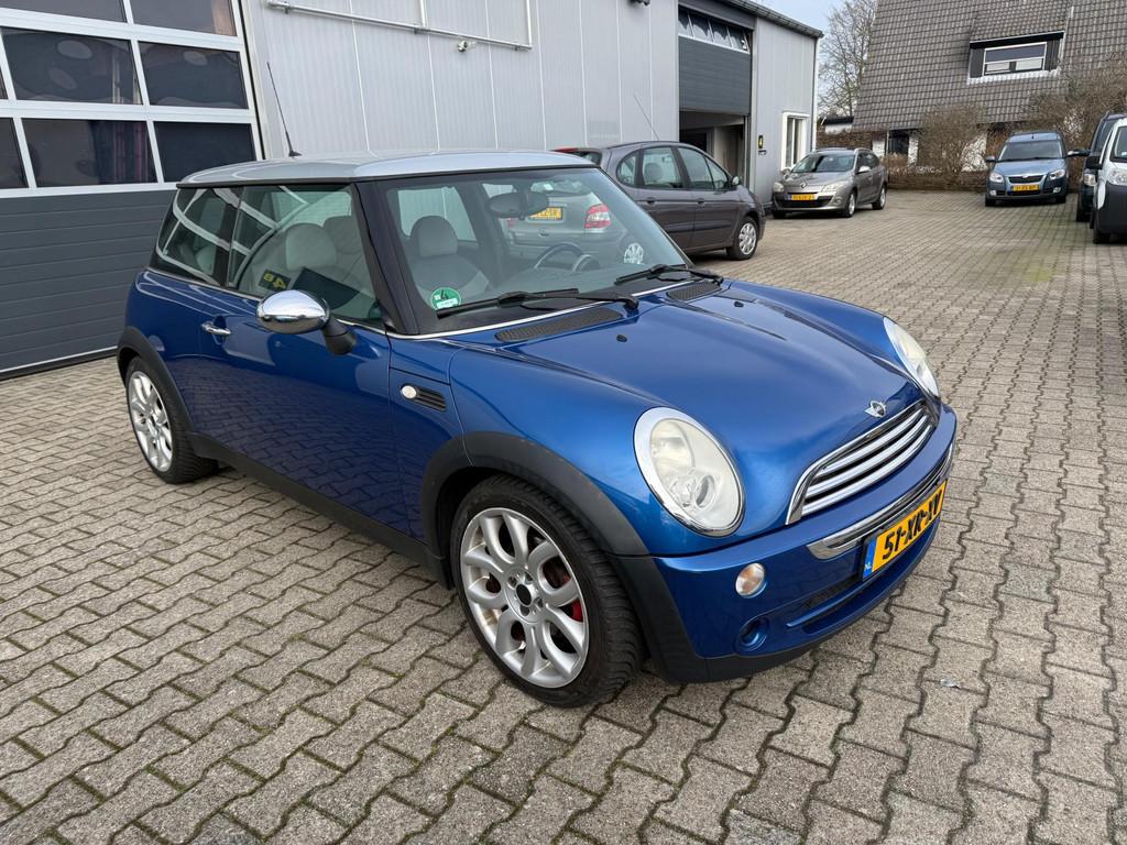 Mini Cooper 1.6 Checkmate 2006 Airco Leder Stoelverwarming, Auto's, Mini, Voorwielaandrijving, Gebruikt, 4 cilinders, 116 pk