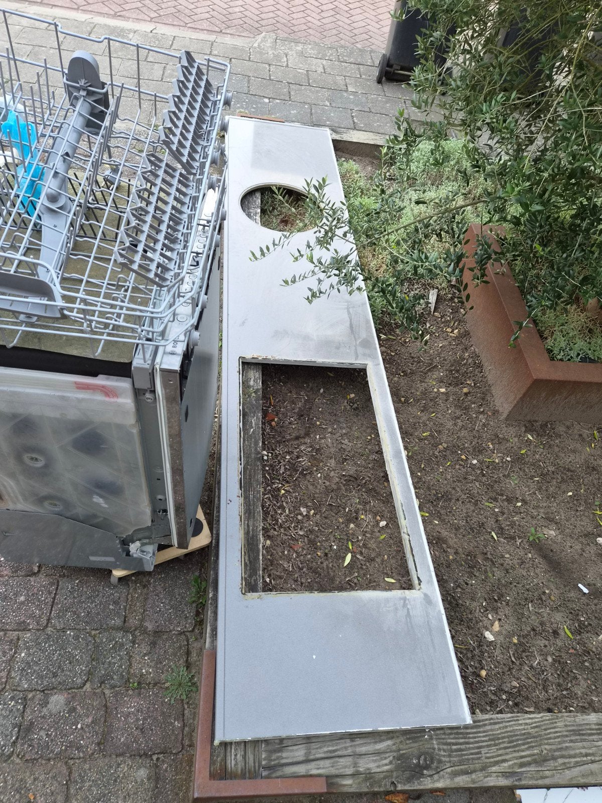 GRATIS composiet keukenblad, Dieren en Toebehoren, Ophalen of Verzenden, Kooi, Minder dan 60 cm