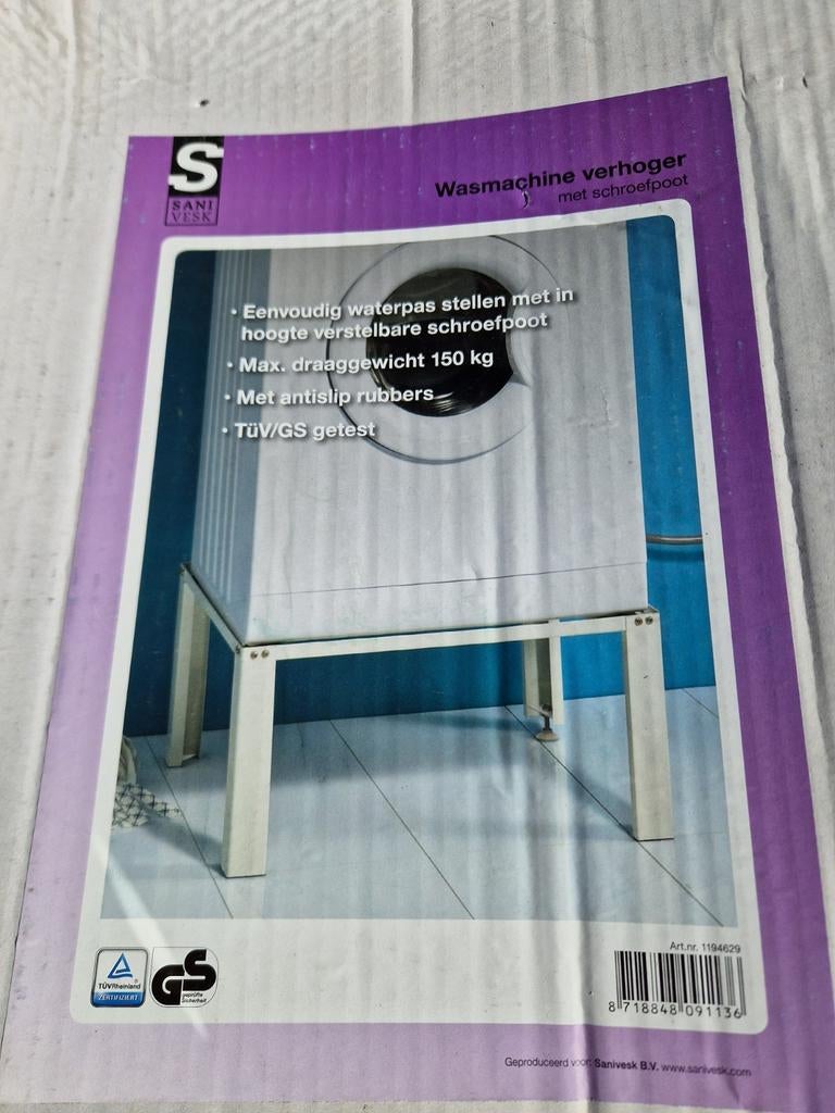 Wasmachine verhoger met schroefpoot, Ophalen of Verzenden, Nieuw