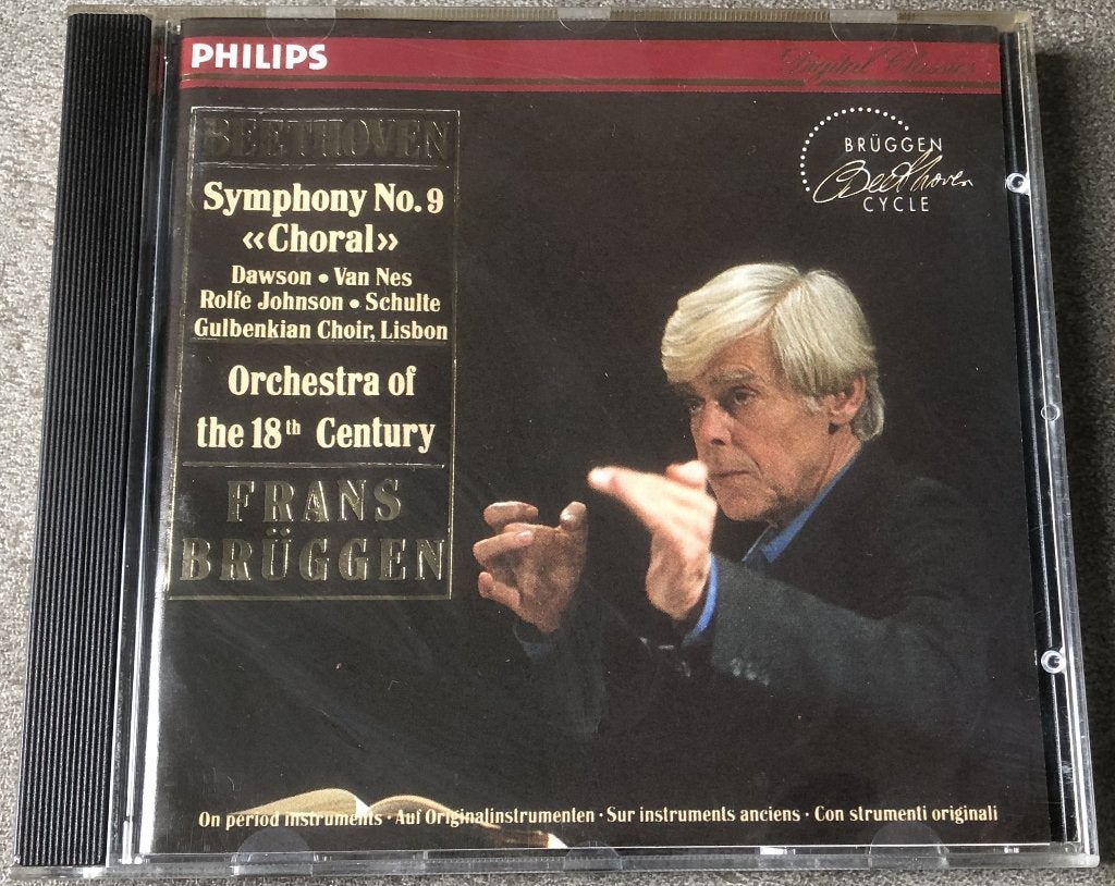 BEETHOVEN-SYMPHONY 9-ORKEST VAN DE 18E EEUW-FRANS BRUGGEN, Ophalen of Verzenden, Zo goed als nieuw, Classicisme, Orkest of Ballet