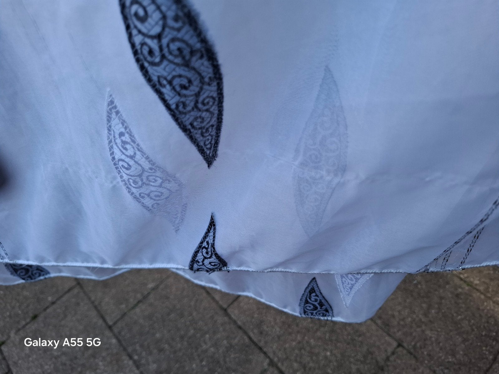 Vitrage 360x250 cm met loodveter, Huis en Inrichting, Ophalen of Verzenden, Gebruikt, Vitrage, Loodveter