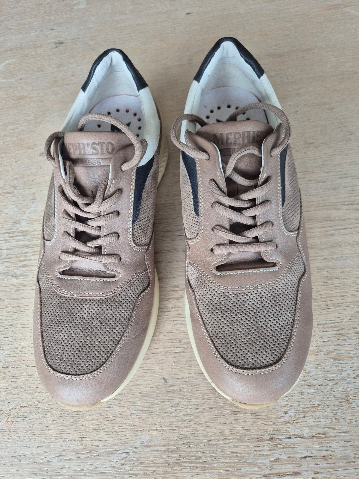 Mephisto Dames Sneakers Taupe - Maat 6.5, Mephisto, Beige, Ophalen of Verzenden, Sneakers of Gympen