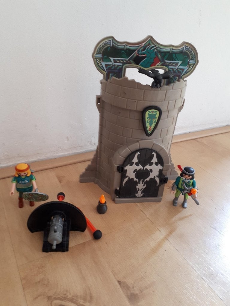 Playmobil 4775 Drakenriddertoren, Kinderen en Baby's, Speelgoed | Playmobil, Ophalen, Gebruikt, Gebouw, Knights