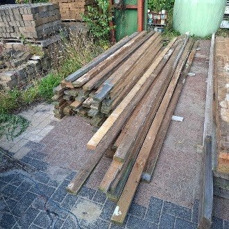 balkjes, Tuin en Terras, Palen, Balken en Planken, Ophalen, 250 cm of meer, Balken