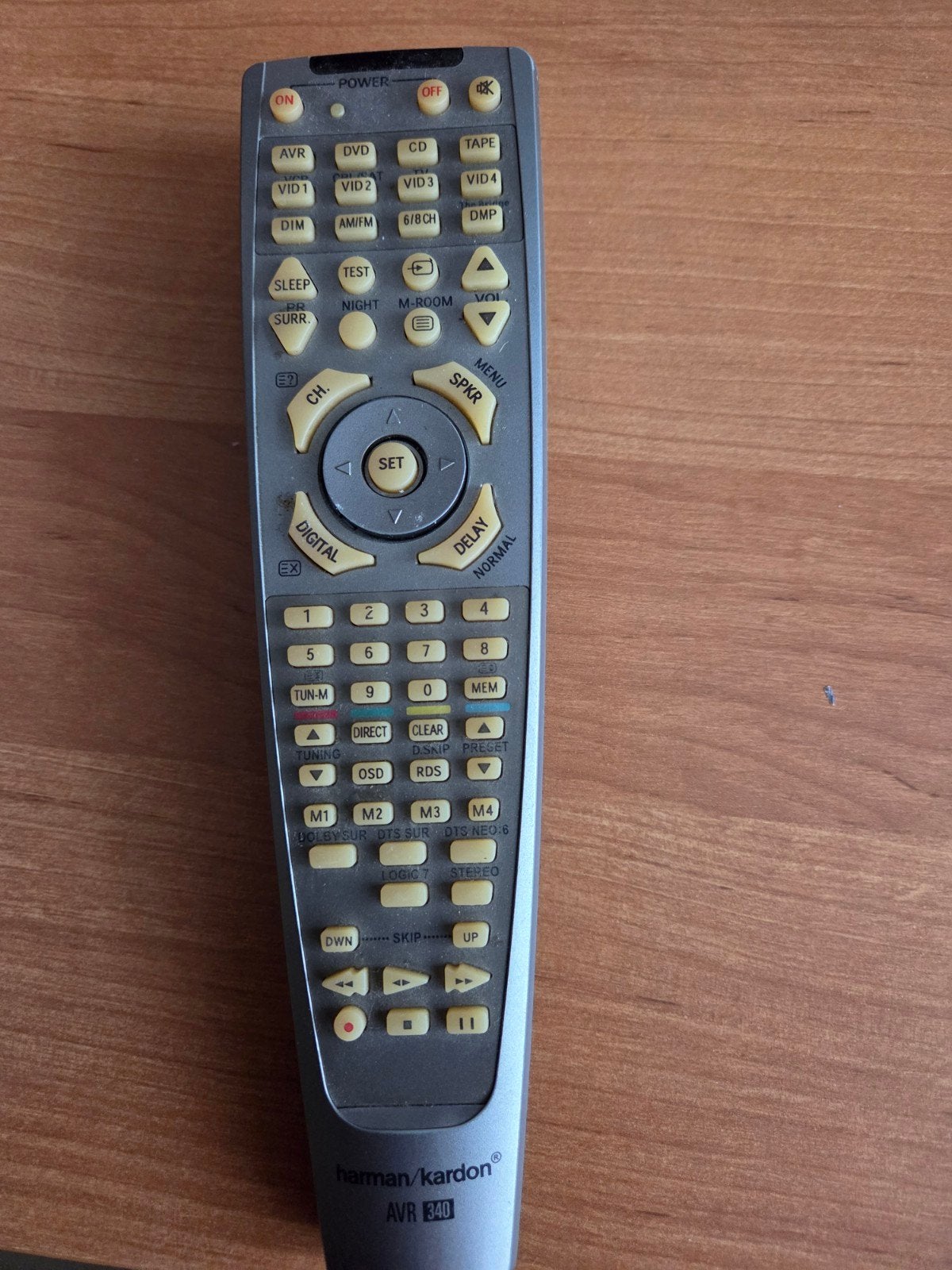 Harman Kardon AVR 340 Afstandsbediening - Getest & Werkend, Ophalen of Verzenden, Gebruikt, Origineel, Dvd