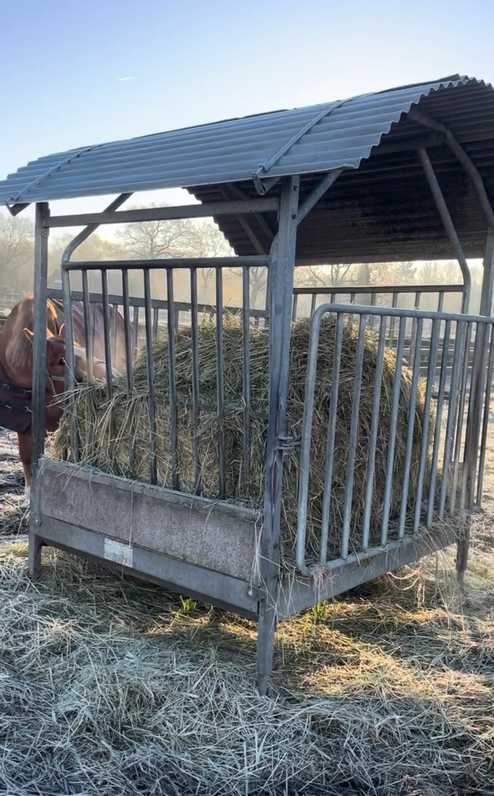 Hooiruif voor paarden en koeien 200x160, Opfok, 4 paarden of pony's of meer