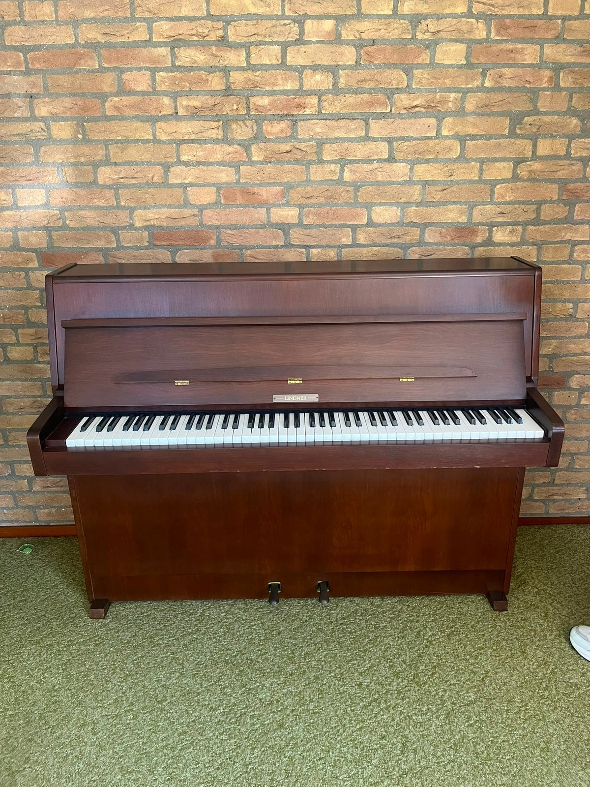 Vintage lindner piano, Ophalen of Verzenden, Zo goed als nieuw