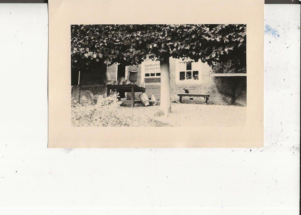 Onbekend Boerderij met melkbussen Foto, Ophalen of Verzenden, Voor 1920, Ongelopen, Groningen