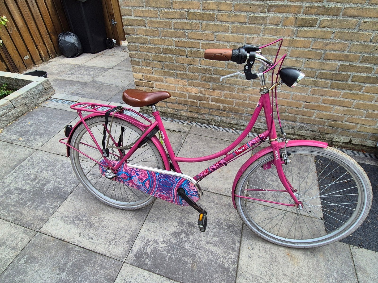 Roze Alpina Tingle meisjesfiets 26 inch, Ophalen, Terugtraprem, Gebruikt, Alpina