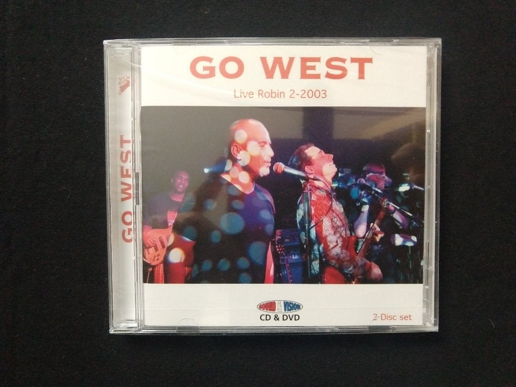 Go West - Live Robin 2 - 2003 CD + DVD (nieuw in seal), Cd's en Dvd's, Pop, Live-album, Nieuw in verpakking, Inclusief boekje