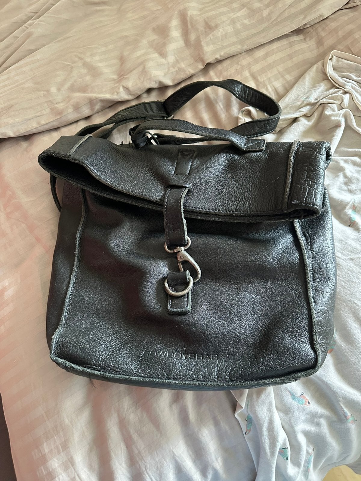 Zwarte tas van cowboysbag, Ophalen of Verzenden, Zo goed als nieuw, Zwart, Overige typen