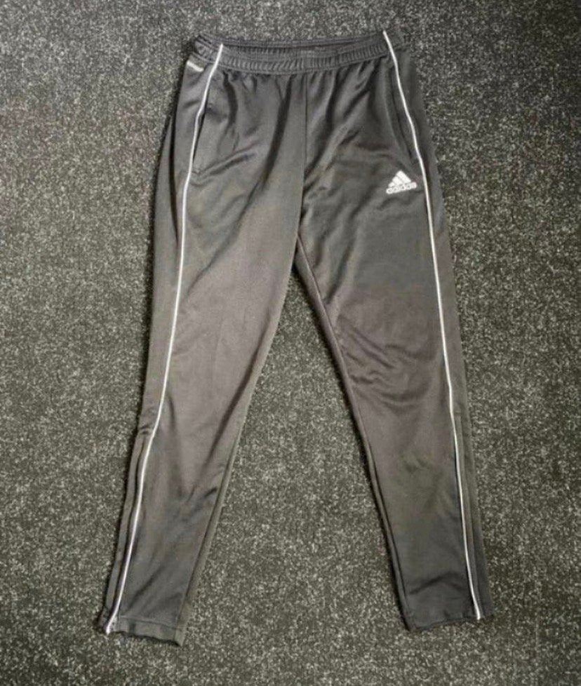 Adidas sportbroek zwart met witte strepen - Maat M, Zwart, Zo goed als nieuw, Adidas, Algemeen