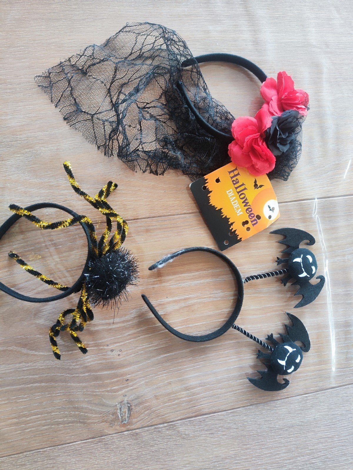 3 nieuwe haarbanden, diadeem Halloween, Kleding | Dames, Ophalen of Verzenden, Nieuw, Halloween, Accessoires