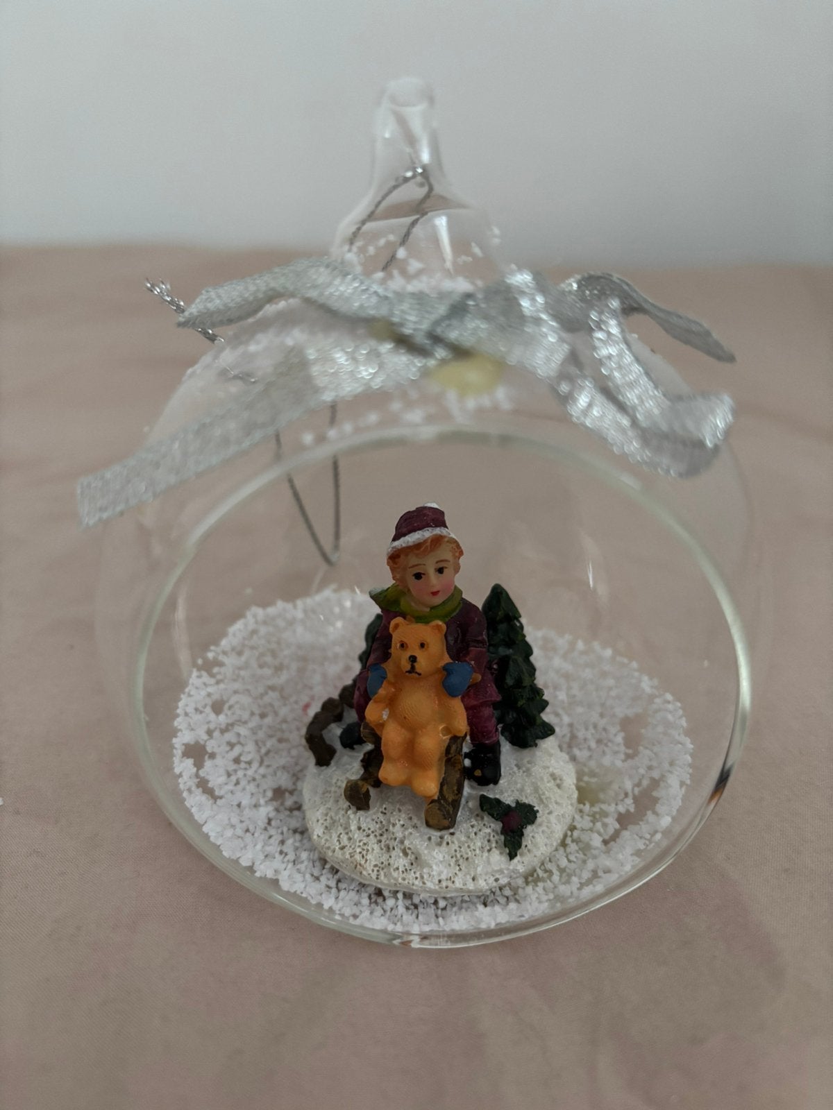 Glazen kerstbal, Diversen, Kerst, Ophalen of Verzenden, Nieuw
