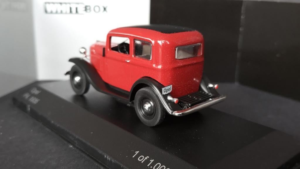 Opel P4 1935 1:43 Whitebox Pol, Hobby en Vrije tijd, Modelauto's | 1:43, Overige merken, White box, Auto, Verzenden
