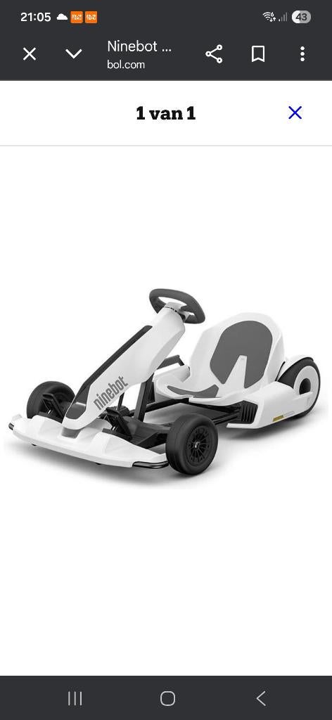 ninebot go kart kit  Segway, Ophalen, Gebruikt