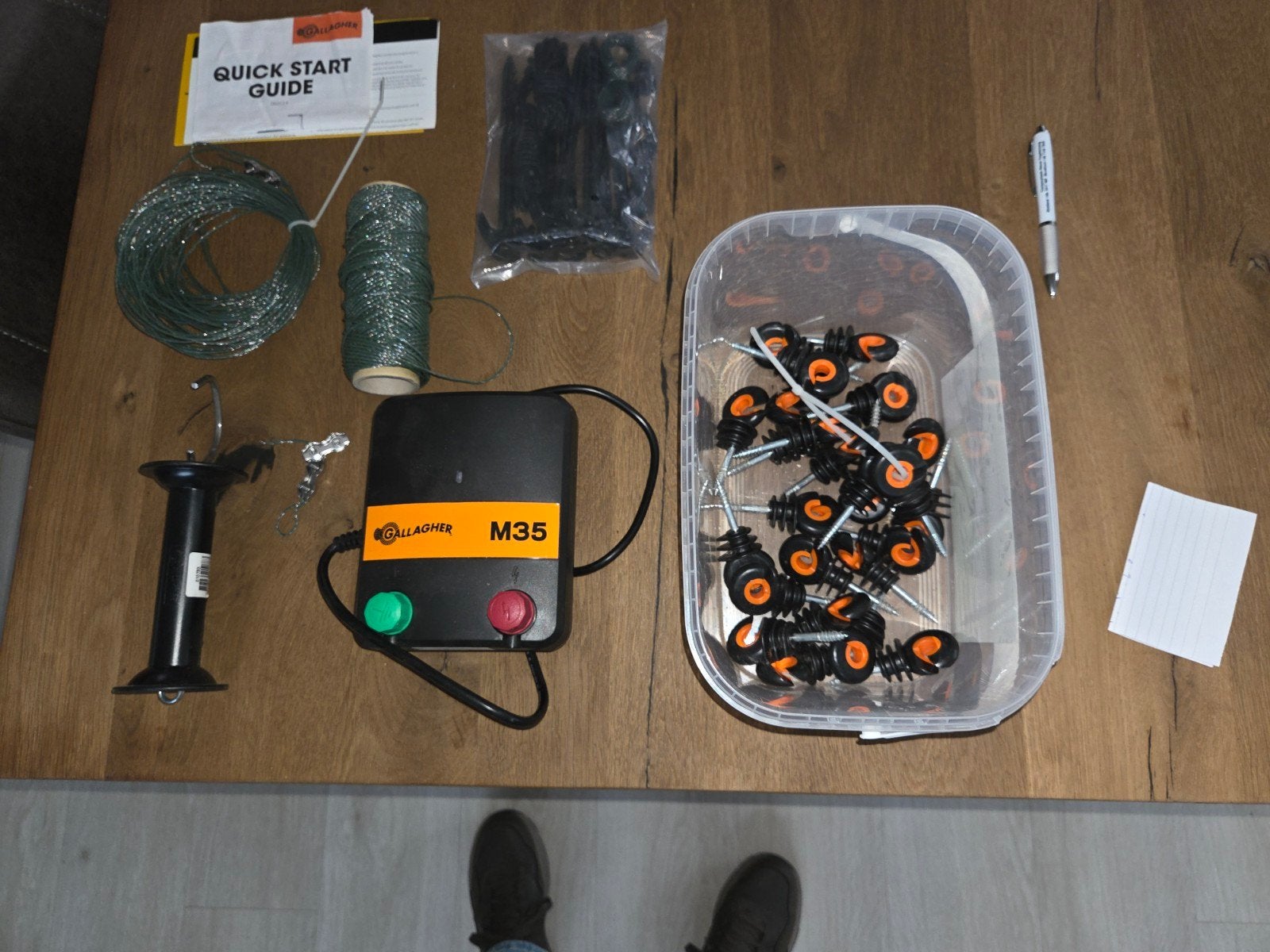 Te koop schrikdraad beveiliging systeem., Ophalen, Zo goed als nieuw, Groter dan 1:32