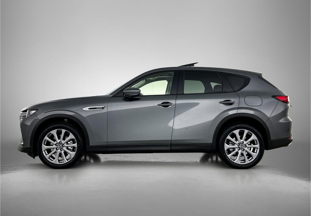 Mazda CX-60 2.5 e-SkyActiv PHEV Exclusive-Line | Panoramadak, Auto's, Automaat, 12 maanden, Zwart, 4 cilinders