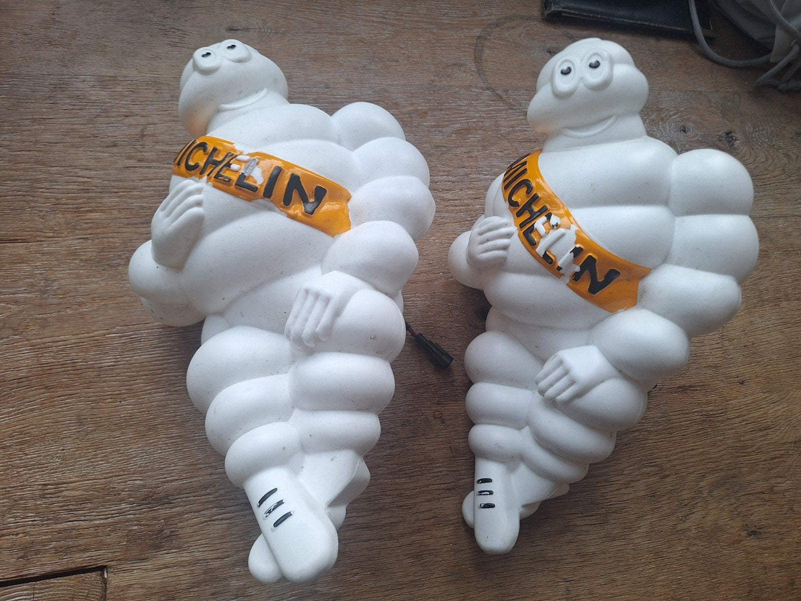 Set van 2 Michelin Bibendum poppen - 44cm, Ophalen of Verzenden, Gebruikt